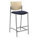 KFI Studios Evolve 25" Counter Stool Upholstered/Metal in Blue/Brown | 45 H x 19 W x 22 D in | Wayfair BR1310SL-SP22-2310