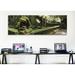 Ebern Designs Panoramic Statue of a monkey in a temple, Bathing Temple, Ubud Monkey Forest, Ubud, Bali | 36 W x 1.5 D in | Wayfair