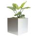 Symple Stuff Whitford Aluminum Planter Box Metal | 16 H x 16 W x 16 D in | Wayfair AS1