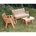 August Grove® Tillison Cedar 3 Piece Sofa Seating Group Wood in Brown | Outdoor Furniture | Wayfair D91681A5F43A41CFBB84492EA175CE83