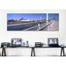 Ebern Designs 'Bridge across a river, Bob Kerrey Pedestrian Bridge, Missouri River, Omaha, Nebraska, USA' - Wrapped Canvas Print Canvas | Wayfair