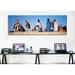 Ebern Designs Panoramic Tuareg Camel Riders, Mali, Africa Photographic Print on Canvas in White | 12 H x 36 W x 1.5 D in | Wayfair