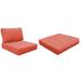 Wade Logan® Ayriel Indoor/Outdoor Cushion Cover Acrylic in Orange/Pink | 4 H in | Wayfair CK-MONACO-05a-TANGERINE