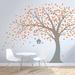 Zoomie Kids Large Windy Tree w/ Birdhouse Wall Decal Vinyl in Brown/Gray/Green | 77 H x 108 W in | Wayfair 9DBB74D417DB461EB2B1D61D3E563510