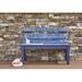 Longshore Tides Destini Pine Garden Outdoor Bench Wood/Natural Hardwoods in Gray | 33.5 H x 82 W x 25 D in | Wayfair