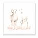 Viv + Rae™ Dupree Cute Cartoon Lamb Sheep & Bunny Rabbit Painting Wall Décor Wood in Brown | 12 H x 12 W x 1.5 D in | Wayfair
