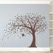 Zoomie Kids Large Windy Tree w/ Birdhouse Wall Decal Vinyl in Brown/Gray/Green | 77 H x 108 W in | Wayfair EA75CD12646541B289AC8131B461C5FB
