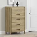 South Shore Gravity 5 Drawer Chest Wood in Brown | 49 H x 31.25 W x 19 D in | Wayfair 11897