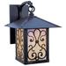 Fleur De Lis Living Sechrist 1-Light Outdoor Wall Lantern Glass in Brown | 15 H x 12 W x 14.5 D in | Wayfair E045A993F339436BB08ADA537ECFAD5D