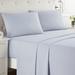 Latitude Run® Bruyn Double Brushed Hotel Luxury Sheet Set w/ Extra Soft Sheets & Pillowcases Microfiber/Polyester in Blue | Split King | Wayfair
