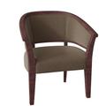 Barrel Chair - Fairfield Chair Gresham 28.5" Wide Barrel Chair Polyester in Red/Gray/Blue | 33 H x 28.5 W x 24.5 D in | Wayfair