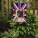 The Holiday Aisle® English Union Jack British Flag 2-Sided Garden Flag, Polyester in Blue | 15 H x 11 W in | Wayfair