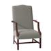 Armchair - Fairfield Chair Essex 27" Wide Slipcovered Armchair Polyester/Other Performance Fabrics in Gray/Brown | 42 H x 27 W x 31 D in | Wayfair