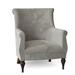 Armchair - Fairfield Chair Cecilia 31" Wide Tufted Armchair Polyester/Other Performance Fabrics in Red/Gray | 39 H x 31 W x 32 D in | Wayfair