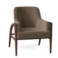 Armchair - Fairfield Chair Devin 29.5" Wide Tufted Armchair Polyester/Other Performance Fabrics in Gray/Brown | 35.5 H x 29.5 W x 33 D in | Wayfair