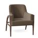 Armchair - Fairfield Chair Devin 29.5" Wide Tufted Armchair Polyester in Gray/Blue/Brown | 35.5 H x 29.5 W x 33 D in | Wayfair