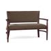 Fairfield Chair Garland 49.5" Square Arm Settee, Wood in Red/Brown | 34 H x 49.5 W x 24 D in | Wayfair 8747-40_9508 05_MontegoBay