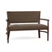 Fairfield Chair Garland 49.5" Square Arm Settee, Wood in Gray/Brown | 34 H x 49.5 W x 24 D in | Wayfair 8747-40_9508 61_Walnut