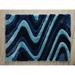 Blue 41 x 0.98 in Area Rug - Orren Ellis Thionville Abstract Shag/Sky Area Rug Polyester | 41 W x 0.98 D in | Wayfair