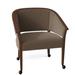 Barrel Chair - Fairfield Chair Gresham 28.5" Wide Barrel Chair Polyester in Gray/Brown | 33 H x 28.5 W x 24.5 D in | Wayfair 6046-A4_9953 62_Walnut