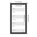 Alcott Hill® Bovina Calendar Wall Mounted Dry Erase Board Wood in Black | 26 H x 14 W x 0.75 D in | Wayfair BAF67A1CD9B749A783541B764D6DA204