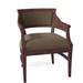 Armchair - Fairfield Chair Burton 25.5" Wide Armchair Wood in Red/White/Brown | 33 H x 25.5 W x 25.5 D in | Wayfair