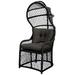 Balloon Chair - Source Furniture 26" Wide Balloon Chair Rattan/Wicker in Black | 60 H x 26 W x 28 D in | Wayfair