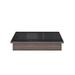 HFC Terrace Platform Bed in Black/Brown | 14 H x 56 W x 78 D in | Wayfair L-2.2A