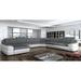 Gray Sectional - Orren Ellis Rixensart 153" Wide Sleeper Corner Sectional w/ Storage Faux Leather/Polyester | 33.5 H x 153 W x 122 D in | Wayfair