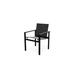 Telescope Casual Tribeca Café Stacking Patio Dining Chair Sling in Black | 34 H x 24 W x 24.5 D in | Wayfair old-1T7822901