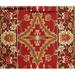 Red 31.5 x 0.3 in Area Rug - Astoria Grand Custom Size Runner Rug Oriental Mahal Low Pile Slip Resistant Runner Rugs by Feet Nylon | Wayfair