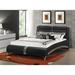 Orren Ellis Dandir Upholstered Low Profile Storage Platform Bed Metal in Black | 40.25 H x 65.25 W x 97.75 D in | Wayfair