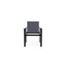 Telescope Casual Tribeca Café Stacking Patio Dining Chair Sling in Black | 34 H x 24 W x 24.5 D in | Wayfair 1T7887301