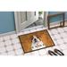 Winston Porter Tionesta Bulldog English Wipe Your Paws Non-Slip Indoor Door Mat Synthetics | Rectangle 1'6" x 2'3" | Wayfair