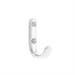 Charlton Home® Demetris Coat & Hat Hook Metal in Gray | 3 H x 0.75 W x 2.25 D in | Wayfair 984E30D225304FACA52D785F0AE6B1DA