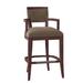 Fairfield Chair Keller 30" Bar Stool Wood/Upholstered in Red/Blue | 43 H x 22.5 W x 22.5 D in | Wayfair 6068-06_ 8789 91_ MontegoBay