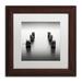 Ebern Designs Pillars by Dave MacVicar - Picture Frame Photograph Print on Canvas in Black/White | 11 H x 11 W x 0.5 D in | Wayfair