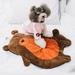 Touchdog 'Critter Hugz' Designer Character Dog Mat Polyester in Brown | 2.5 H x 38.19 W x 21.65 D in | Wayfair PB68BRLG