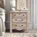 Kelly Clarkson Home 3-Drawer Nightstand Wood in White | 29 H x 28 W x 16 D in | Wayfair 24157785CCD74F19A35AE2F0D0E7A176