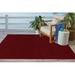 Red Rectangle 10' x 13' Area Rug - Latitude Run® Runner Floral Braided Indoor/Outdoor Area Rug Polypropylene | Wayfair