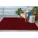 Red Rectangle 5' x 6' Area Rug - Latitude Run® Runner Floral Braided Indoor/Outdoor Area Rug Polypropylene | Wayfair