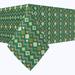 The Holiday Aisle® Kapisa Geometric Square St. Patrick's Day Tablecloth Polyester in Brown | 54 D in | Wayfair E92F009028E54CE3AD76D0980D69B057