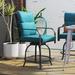 Trent Austin Design® Housel Outdoor Patio High Swivel Bar Stools/Chairs, Patio Chairs in Blue | 46.8 H x 25 W x 25 D in | Wayfair