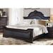 Canora Grey Abner Standard Bed Wood & /Upholstered/Faux leather in Brown | 67.5 H x 68 W x 85 D in | Wayfair 6C6BAA745719471E9123F51612F11440