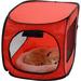 Tucker Murphy Pet™ Shirley Pet Crate Polyester in Red | 13.5 H x 13.5 W x 22.5 D in | Wayfair 1BC1C4171271467AA4F77CEF30339E24