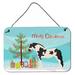 The Holiday Aisle® Cyldesdale Horse Christmas Hanging Prints Decorative Accent Metal | 8 H x 12 W x 0.03 D in | Wayfair