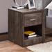 Red Barrel Studio® Achilles 1 Drawer Nightstand Wood in Gray | 20 H x 16 W x 17 D in | Wayfair 8EF64226325E43F0B58B0E0C89B964C2