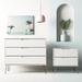 Wade Logan® Caerwyn 2 Piece Dresser Set, Wood in White | Wayfair 6D52CB9702A44F1A8968E4ED5F2BCB7D