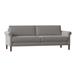 Red Barrel Studio® Garysburg 87.5" Rolled Arm Sofa w/ Reversible Cushions Other Performance s in Red/Gray/White | 33 H x 87.5 W x 36.75 D in | Wayfair