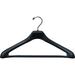 Rebrilliant Plastic Suit Hanger Plastic in Black | 8.75 H x 17 W in | Wayfair 3BCA3187823F4954B431AF47743CA1DC